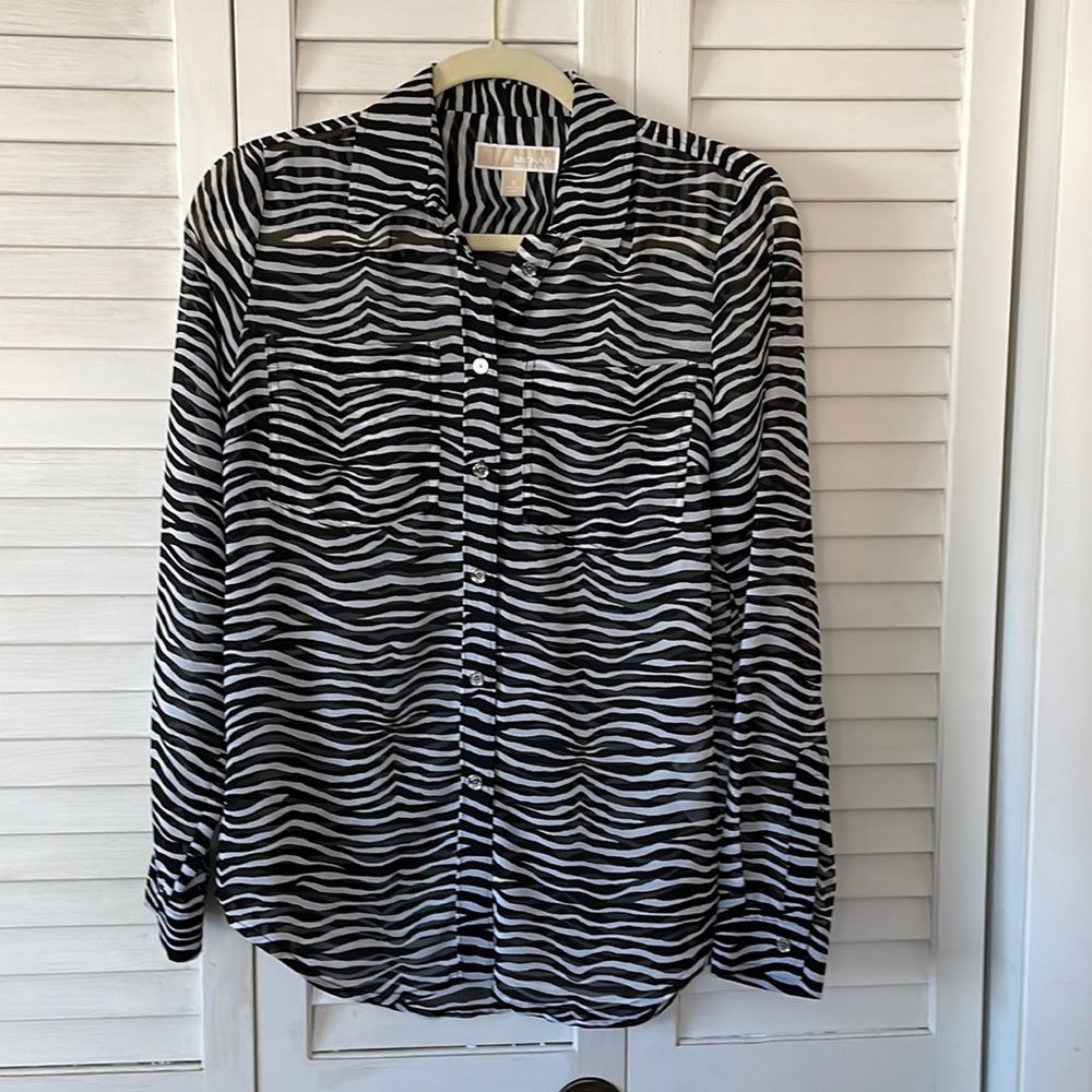 Michael by Michael Kors Animal Print Blouse